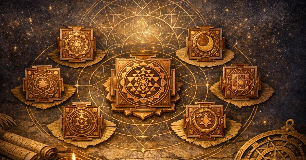 Yantras: Sacred Geometry for Planetary Remedies